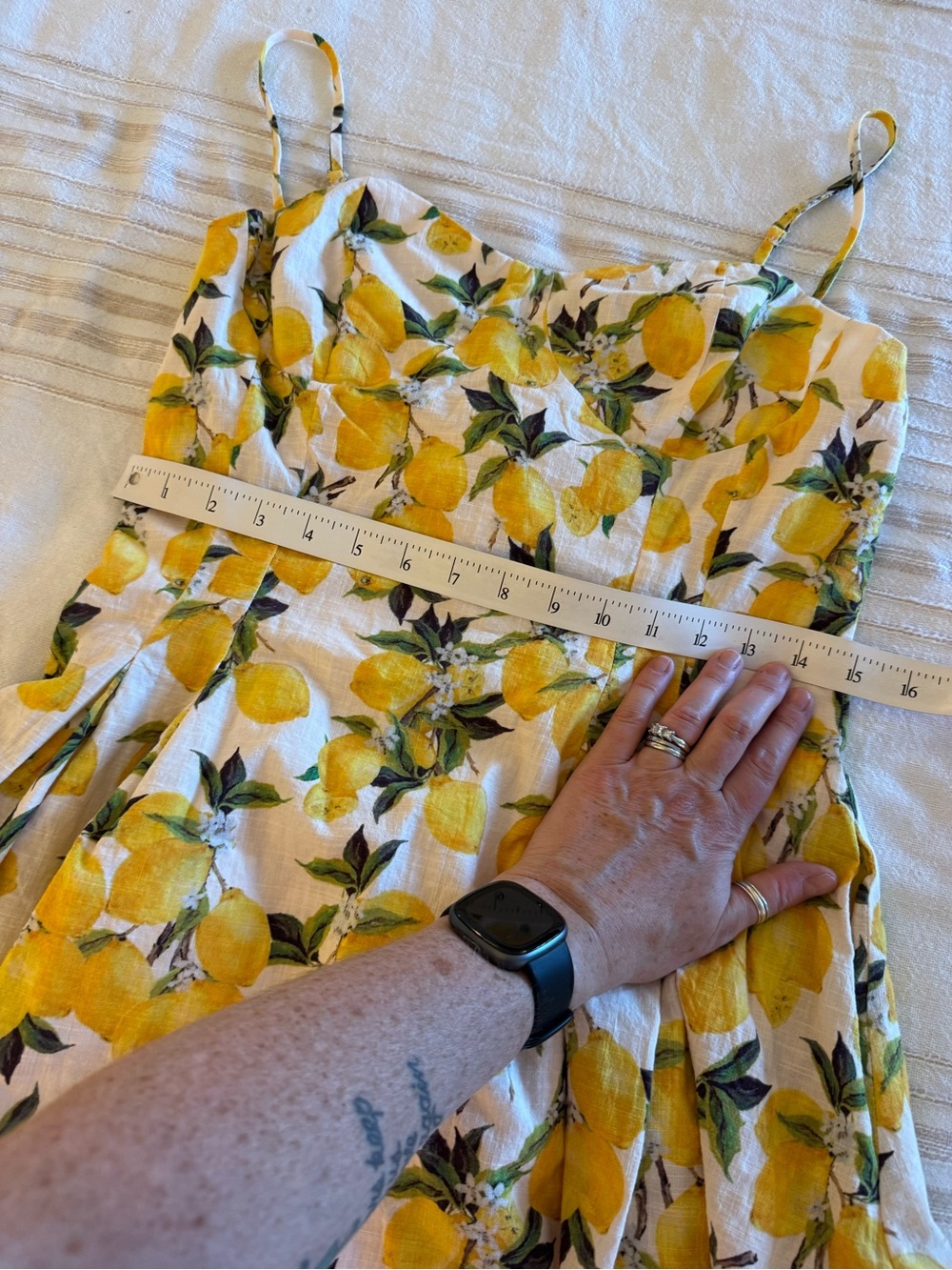 Lemon print mini dress - Picture 12 of 15